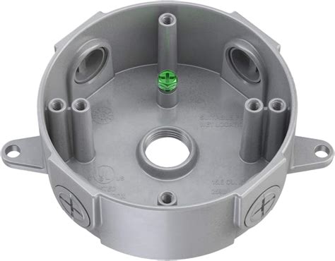 electrical outdoor junction box round|surface mount round electrical box.